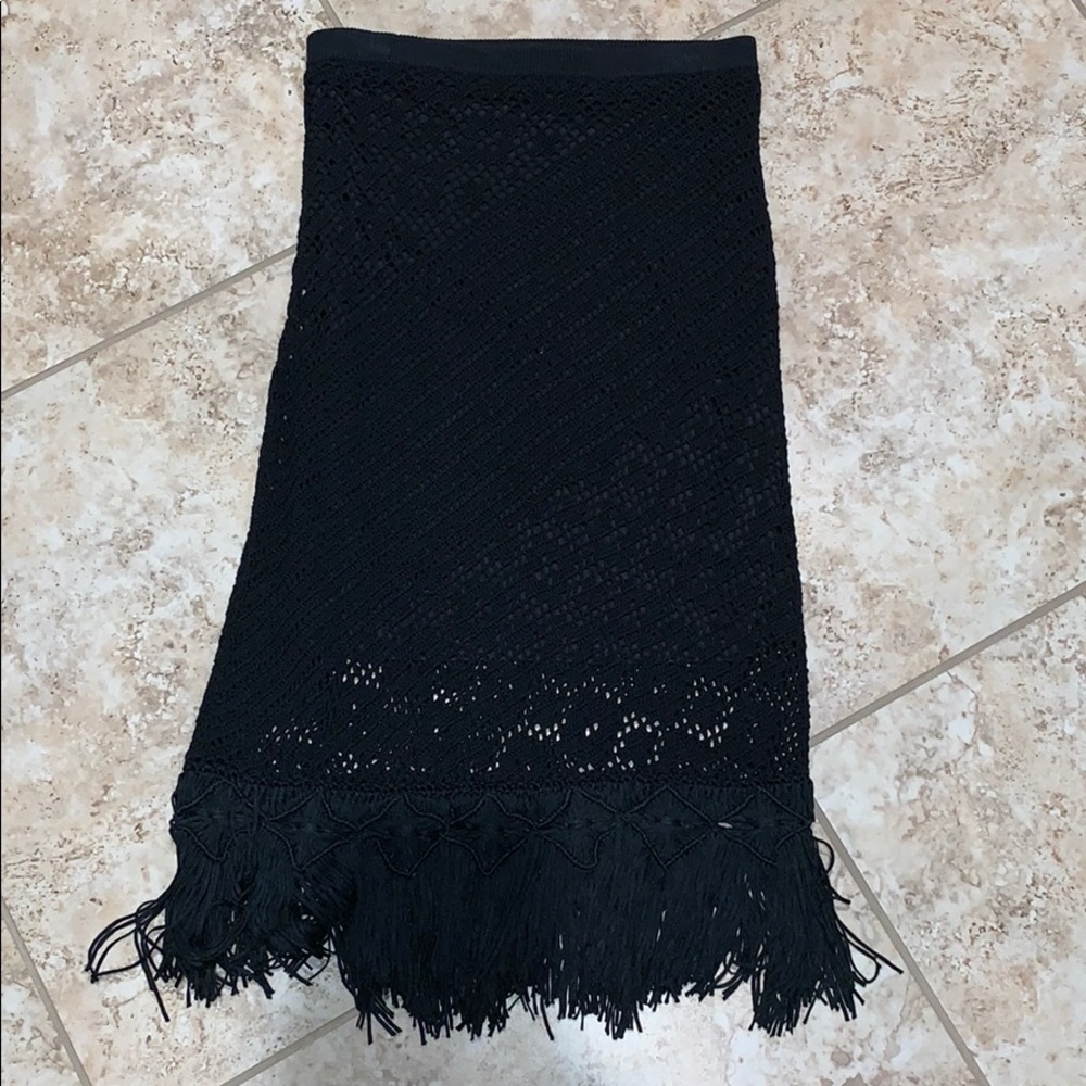 Cynthia Steffe Crotchet Black Skirt Size S